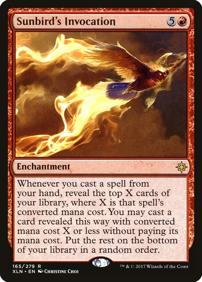 Image for Sunbird's Invocation (165) [Ixalan] - Magic: The Gathering