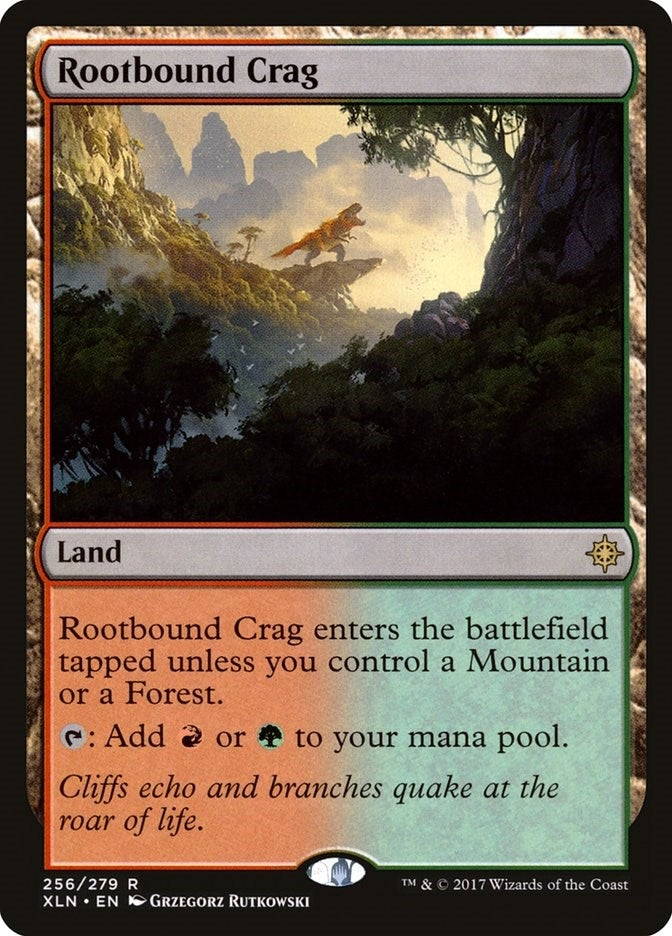 Image for Rootbound Crag (256) [Ixalan] - Magic: The Gathering