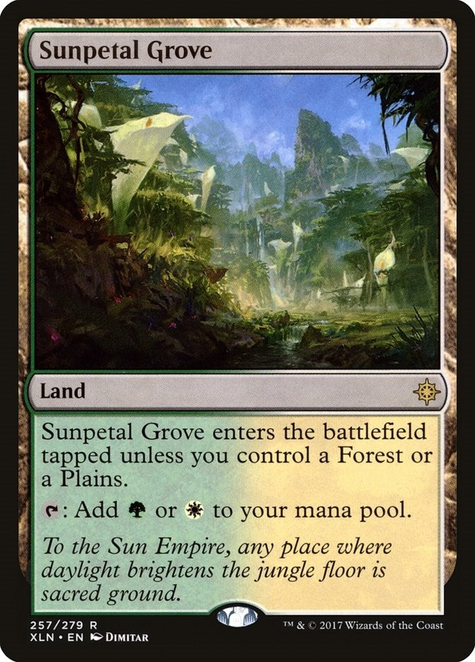 Image for Sunpetal Grove (257) [Ixalan] - Magic: The Gathering