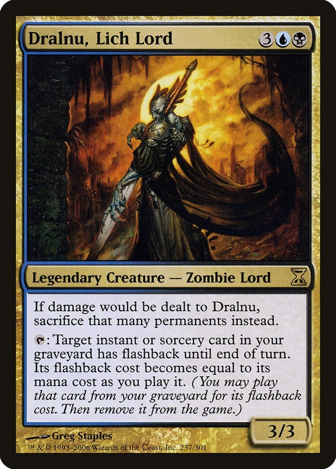 Image for Dralnu, Lich Lord (237) [Time Spiral] - Magic: The Gathering