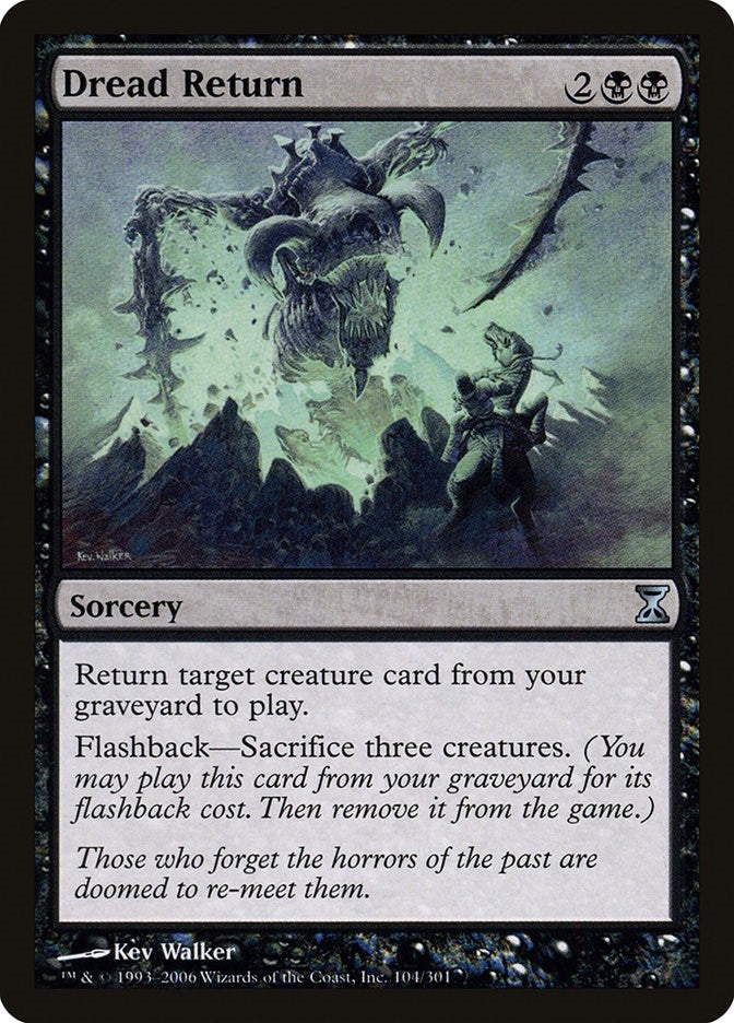Image for Dread Return (104) [Time Spiral] - Magic: The Gathering