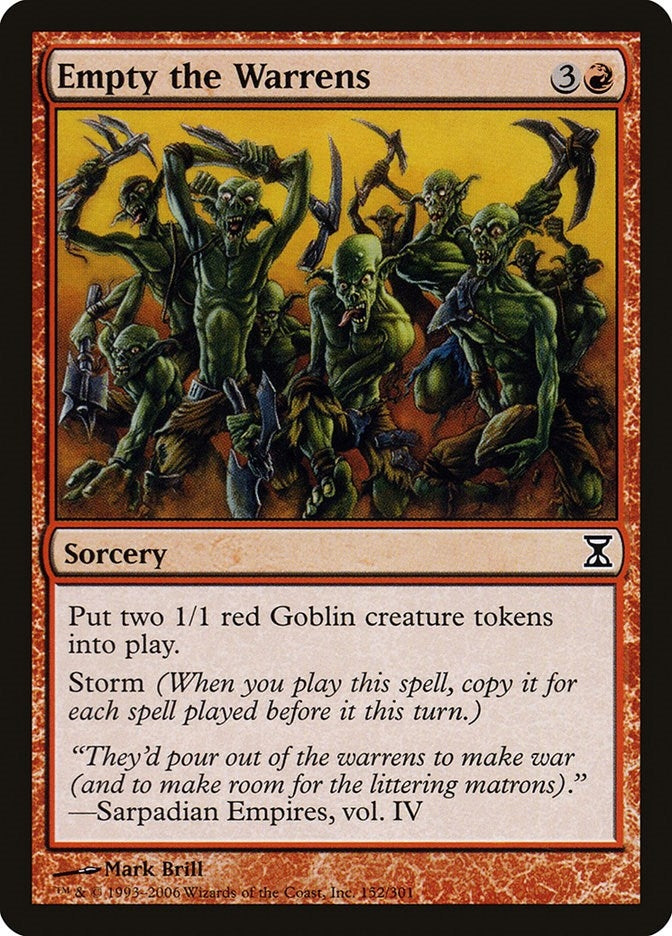 Image for Empty the Warrens (152) [Time Spiral] - Magic: The Gathering