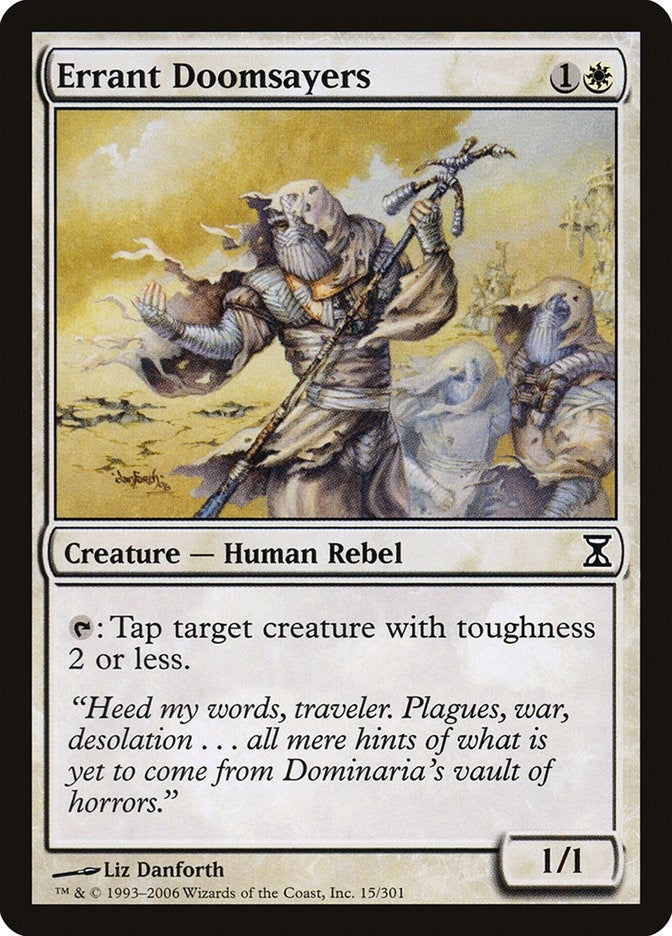 Image for Errant Doomsayers (15) [Time Spiral] - Magic: The Gathering