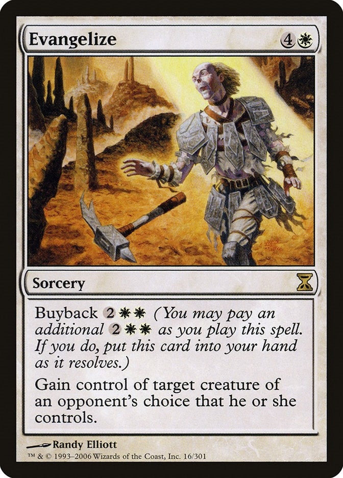 Image for Evangelize (16) [Time Spiral] - Magic: The Gathering