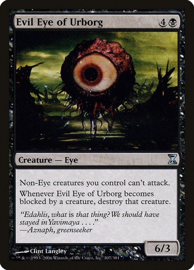 Image for Evil Eye of Urborg (107) [Time Spiral] - Magic: The Gathering