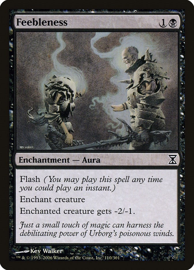 Image for Feebleness (110) [Time Spiral] - Magic: The Gathering