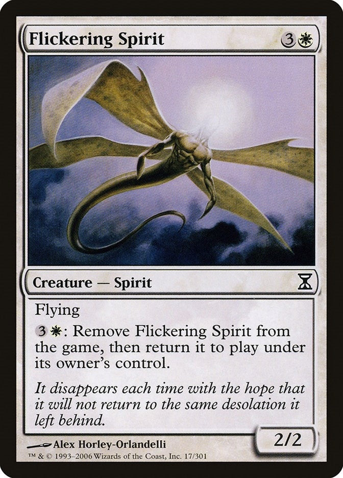 Image for Flickering Spirit (17) [Time Spiral] - Magic: The Gathering