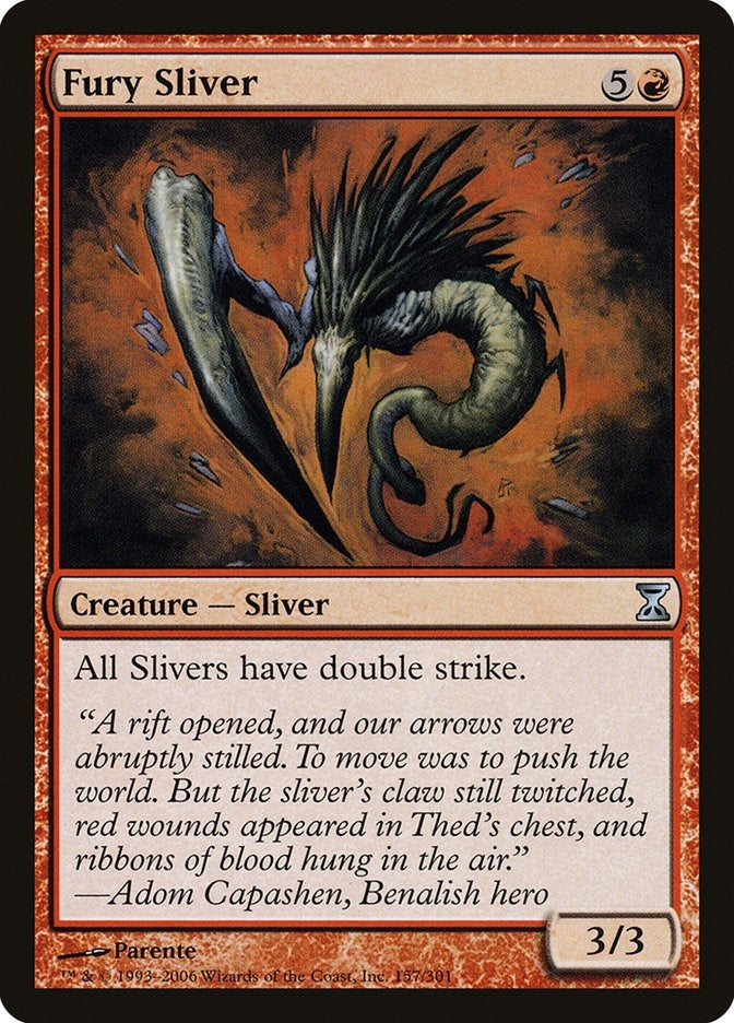 Image for Fury Sliver (157) [Time Spiral] - Magic: The Gathering