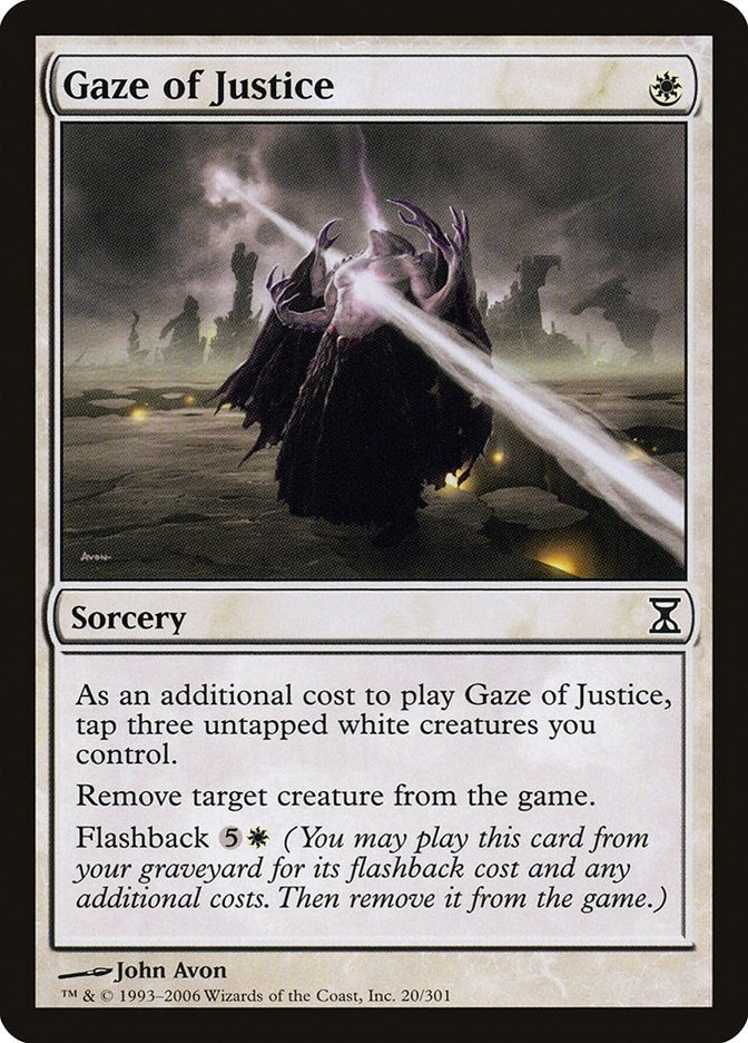 Image for Gaze of Justice (20) [Time Spiral] - Magic: The Gathering