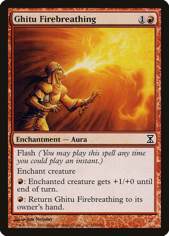Image for Ghitu Firebreathing (158) [Time Spiral] - Magic: The Gathering