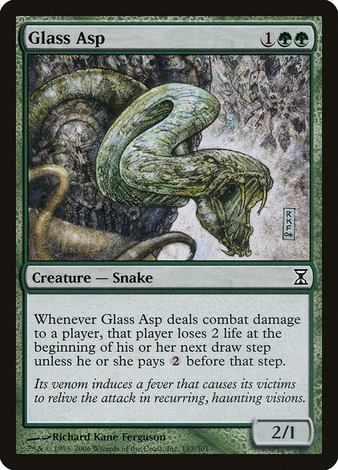 Image for Glass Asp (197) [Time Spiral] - Magic: The Gathering