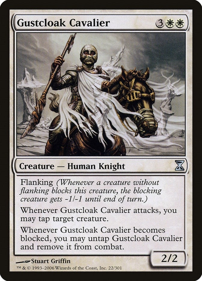 Image for Gustcloak Cavalier (22) [Time Spiral] - Magic: The Gathering