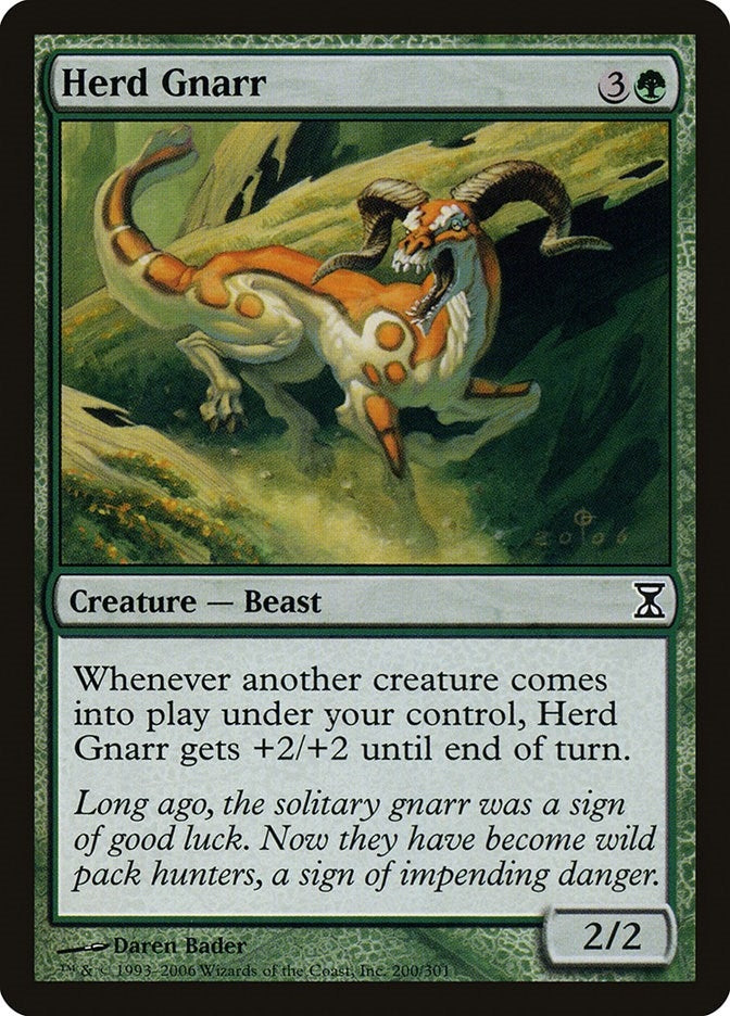 Image for Herd Gnarr (200) [Time Spiral] - Magic: The Gathering