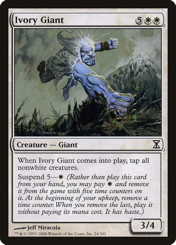 Image for Ivory Giant (24) [Time Spiral] - Magic: The Gathering