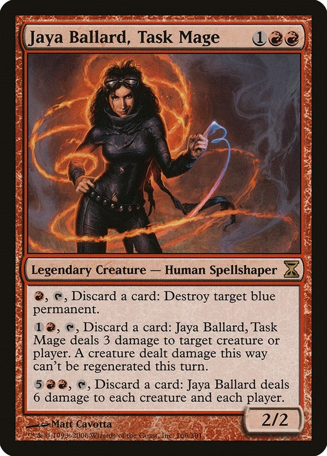 Image for Jaya Ballard, Task Mage (166) [Time Spiral] - Magic: The Gathering