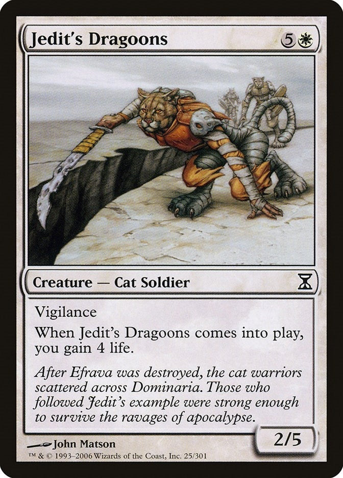 Image for Jedit's Dragoons (25) [Time Spiral] - Magic: The Gathering