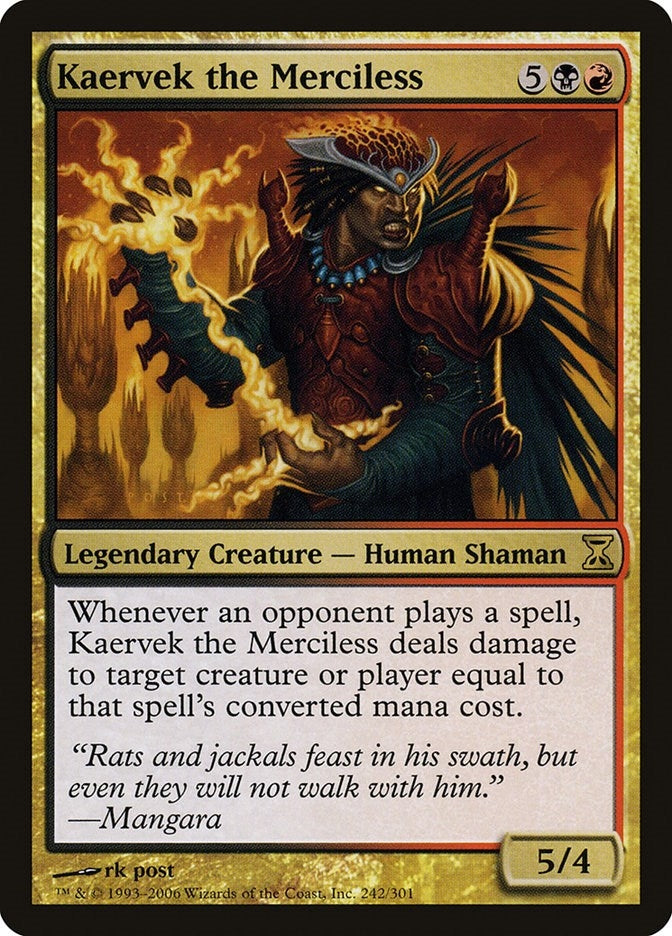 Image for Kaervek the Merciless (242) [Time Spiral] - Magic: The Gathering
