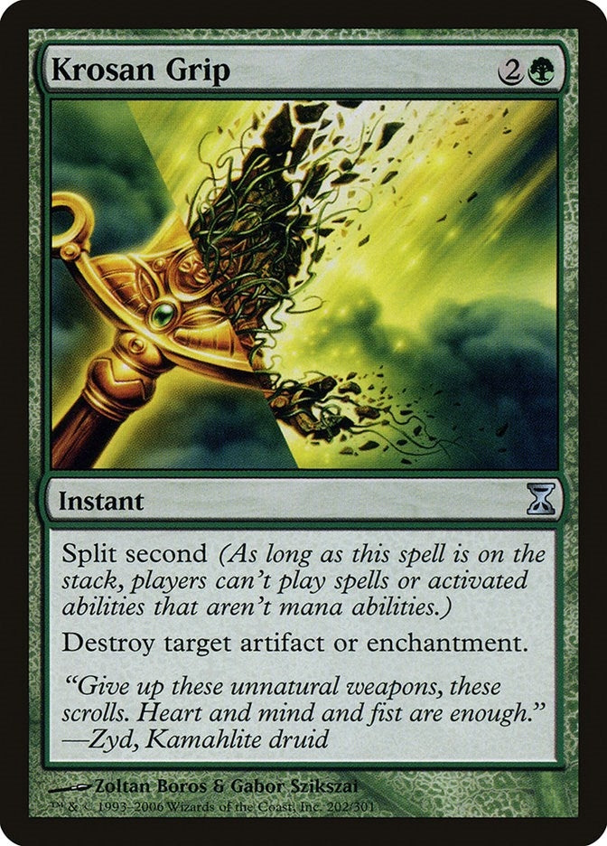 Image for Krosan Grip (202) [Time Spiral] - Magic: The Gathering