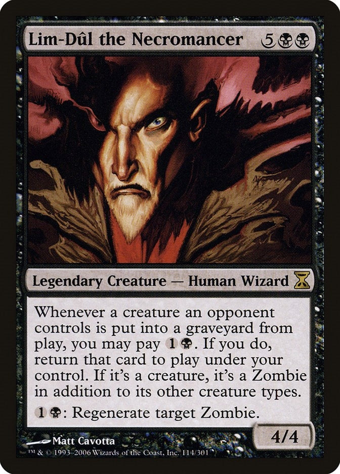 Image for Lim-Dul the Necromancer (114) [Time Spiral] - Magic: The Gathering