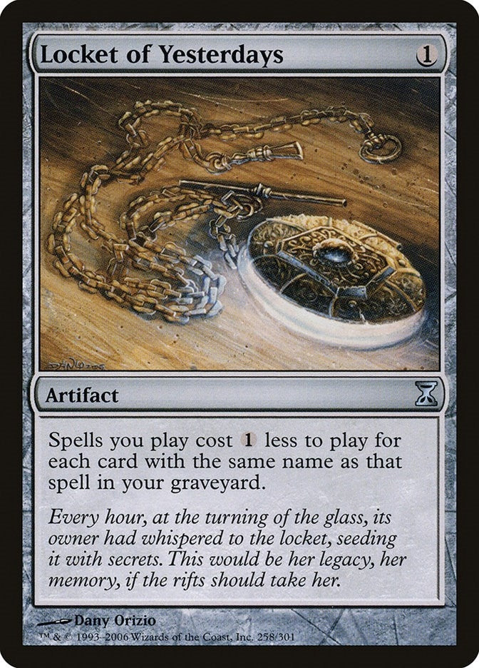 Image for Locket of Yesterdays (258) [Time Spiral] - Magic: The Gathering