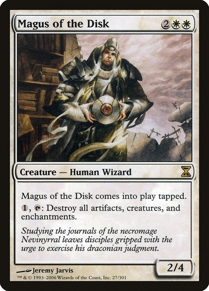 Image for Magus of the Disk (27) [Time Spiral] - Magic: The Gathering