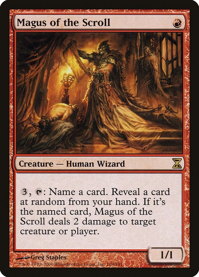 Image for Magus of the Scroll (169) [Time Spiral] - Magic: The Gathering