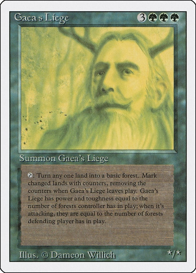 Image for Gaea's Liege [Revised Edition] - Magic: The Gathering