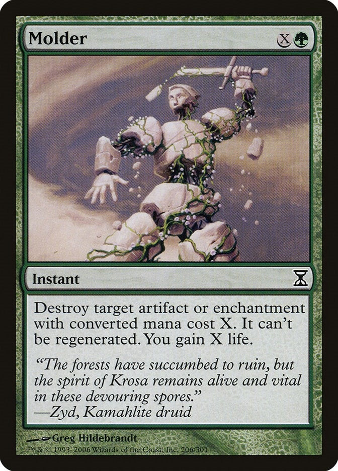 Image for Molder (206) [Time Spiral] - Magic: The Gathering