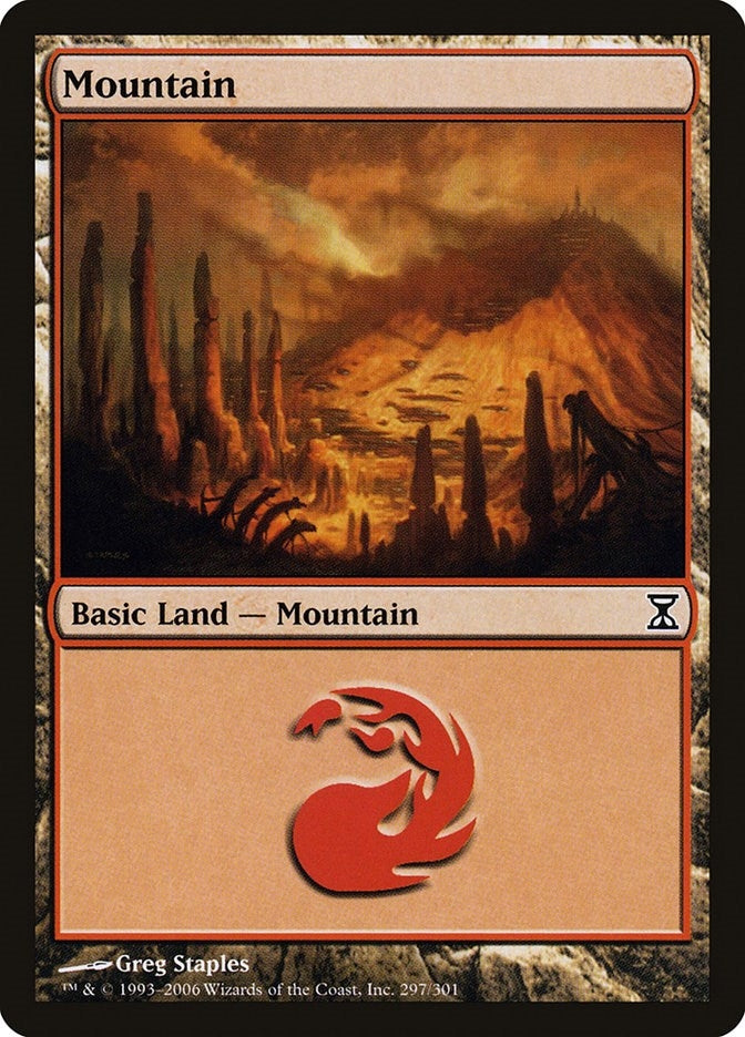 Image for Mountain (297) (297) [Time Spiral] - Magic: The Gathering