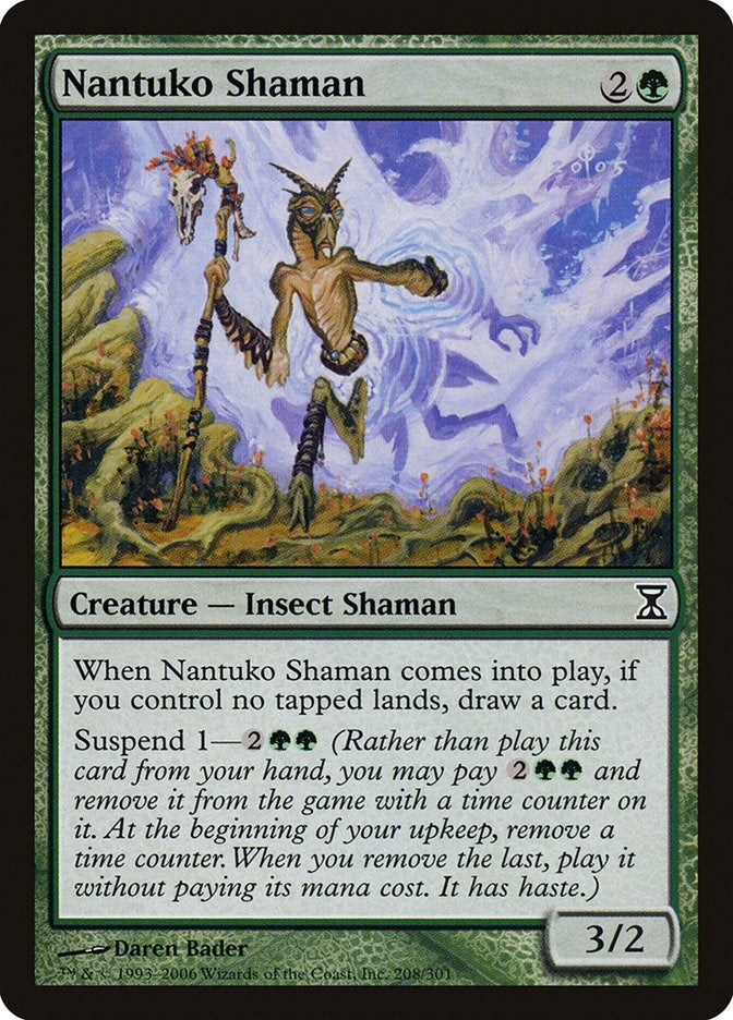 Image for Nantuko Shaman (208) [Time Spiral] - Magic: The Gathering