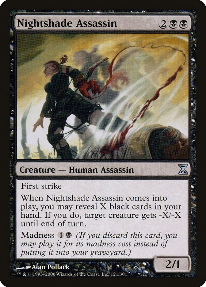 Image for Nightshade Assassin (121) [Time Spiral] - Magic: The Gathering