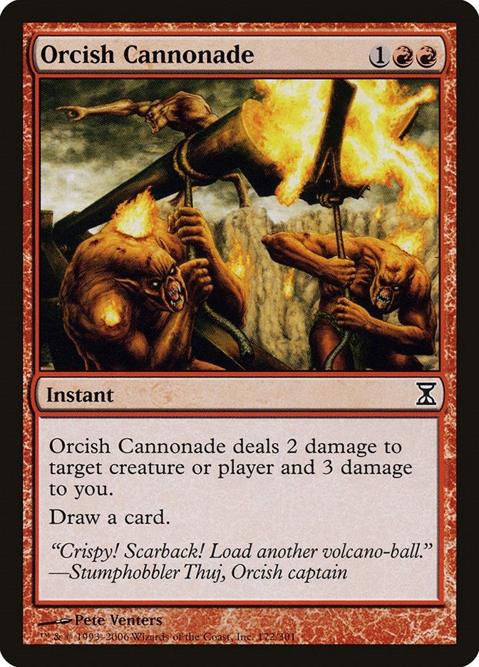 Image for Orcish Cannonade (172) [Time Spiral] - Magic: The Gathering