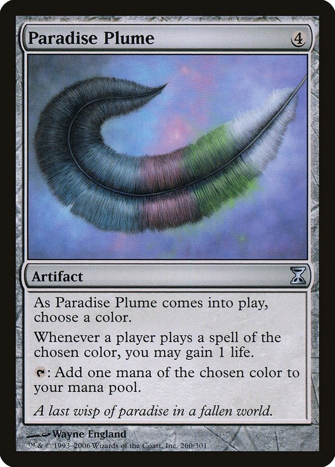 Image for Paradise Plume (260) [Time Spiral] - Magic: The Gathering