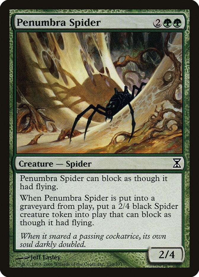 Image for Penumbra Spider (210) [Time Spiral] - Magic: The Gathering