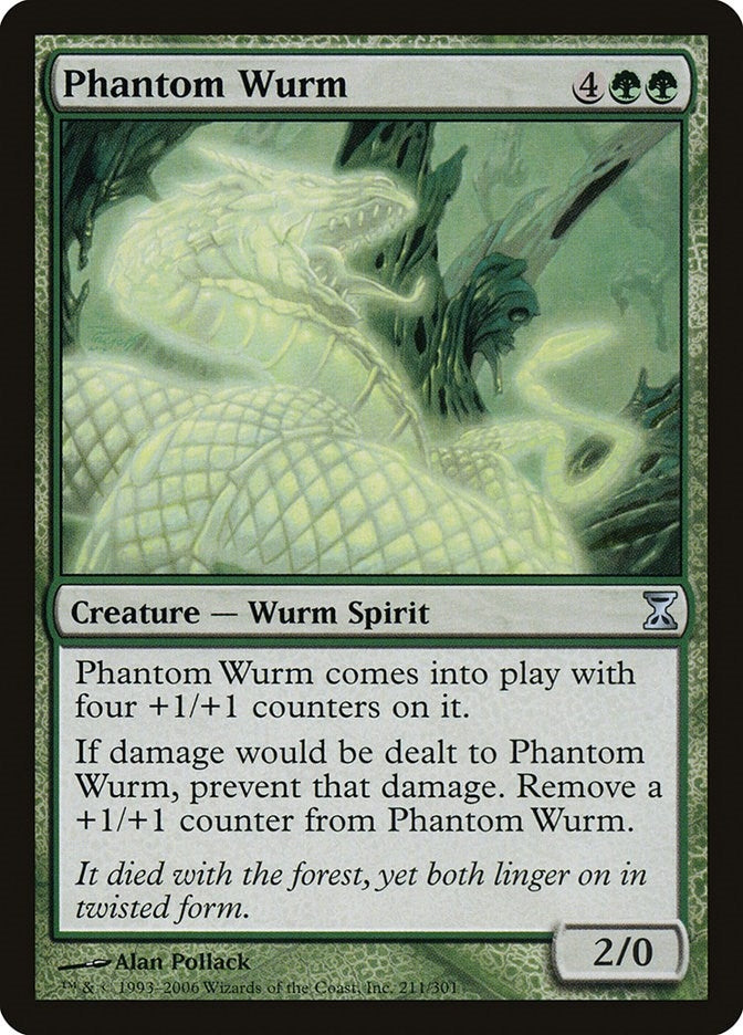 Image for Phantom Wurm (211) [Time Spiral] - Magic: The Gathering