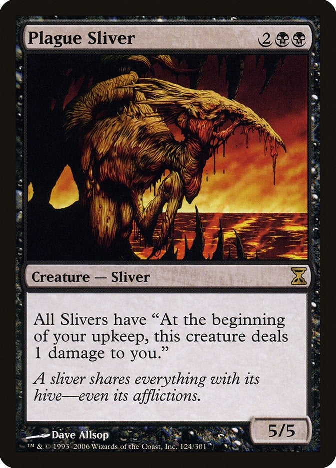 Image for Plague Sliver (124) [Time Spiral] - Magic: The Gathering