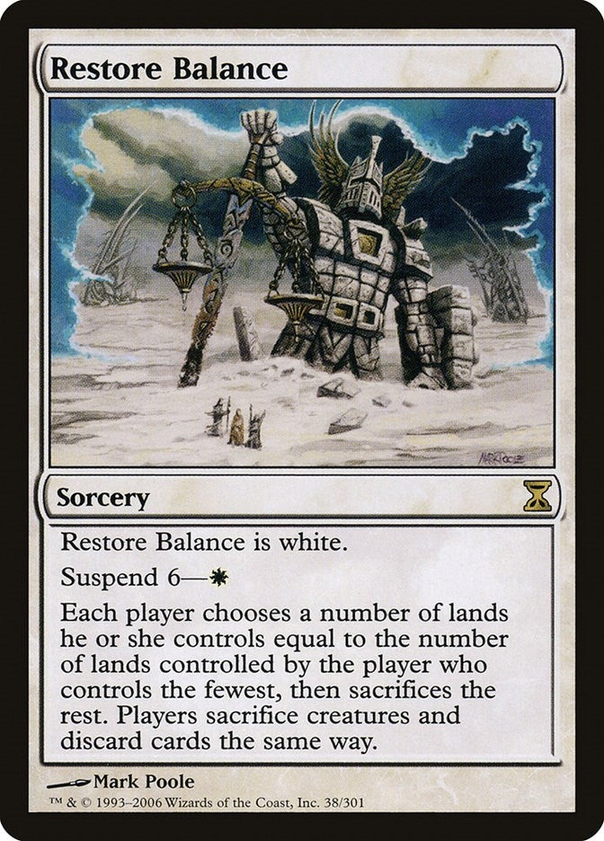 Image for Restore Balance (38) [Time Spiral] - Magic: The Gathering