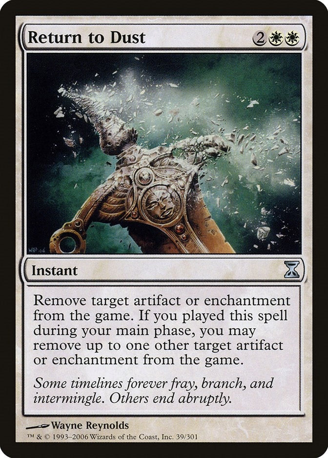 Image for Return to Dust (39) [Time Spiral] - Magic: The Gathering