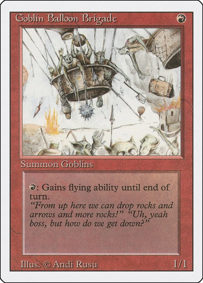 Image for Goblin Balloon Brigade [Revised Edition] - Magic: The Gathering