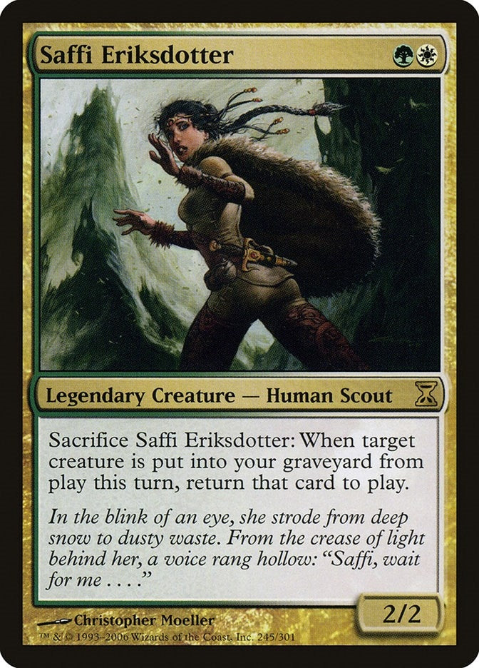 Image for Saffi Eriksdotter (245) [Time Spiral] - Magic: The Gathering