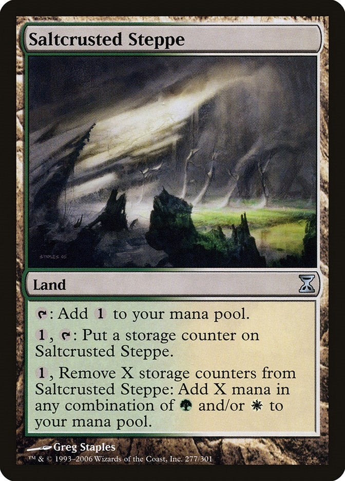 Image for Saltcrusted Steppe (277) [Time Spiral] - Magic: The Gathering