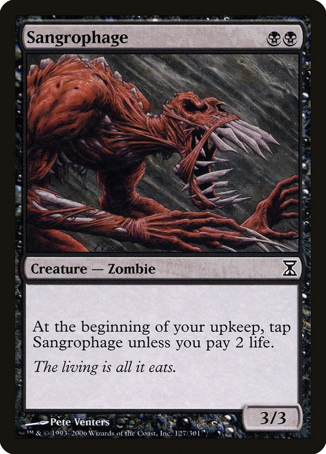 Image for Sangrophage (127) [Time Spiral] - Magic: The Gathering