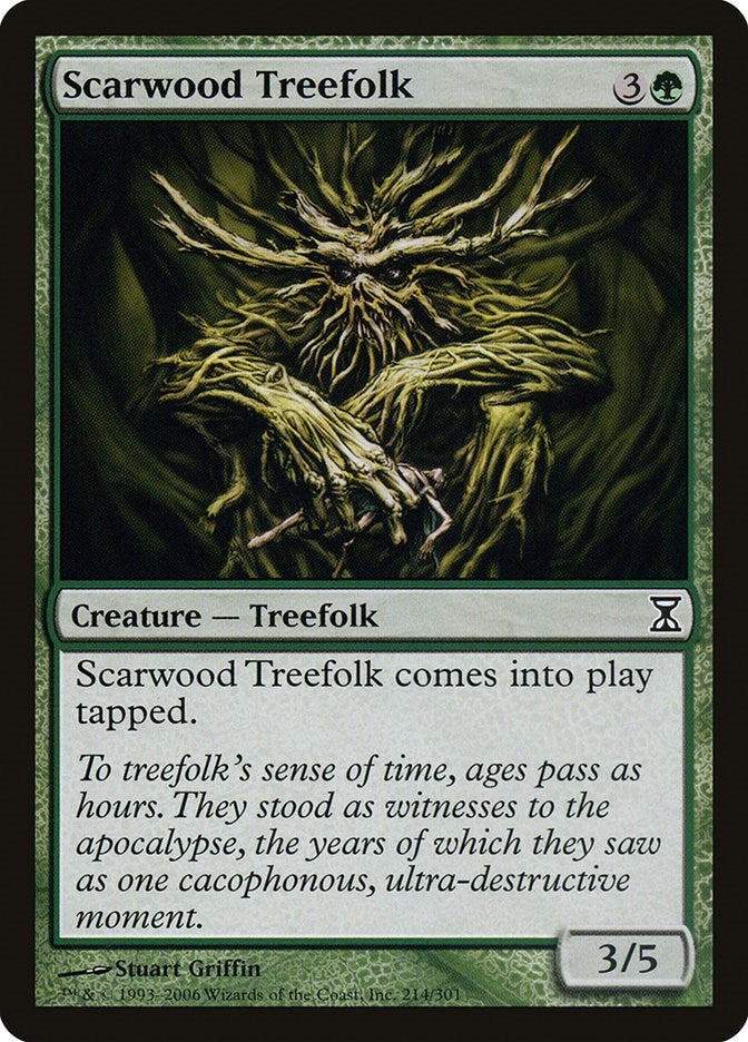 Image for Scarwood Treefolk (214) [Time Spiral] - Magic: The Gathering