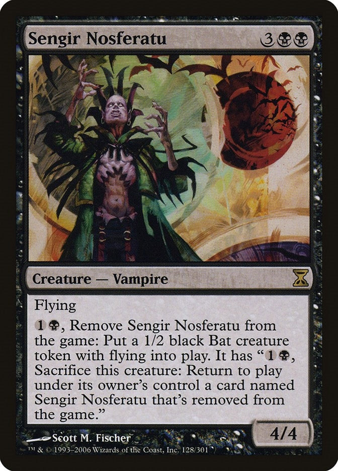 Image for Sengir Nosferatu (128) [Time Spiral] - Magic: The Gathering