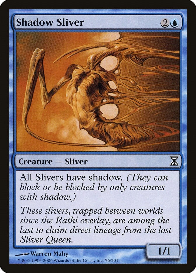 Image for Shadow Sliver (76) [Time Spiral] - Magic: The Gathering