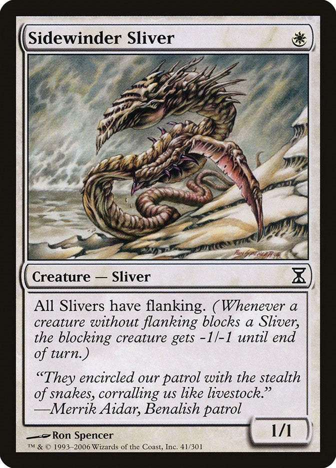 Image for Sidewinder Sliver (41) [Time Spiral] - Magic: The Gathering