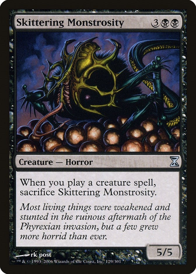 Image for Skittering Monstrosity (129) [Time Spiral] - Magic: The Gathering
