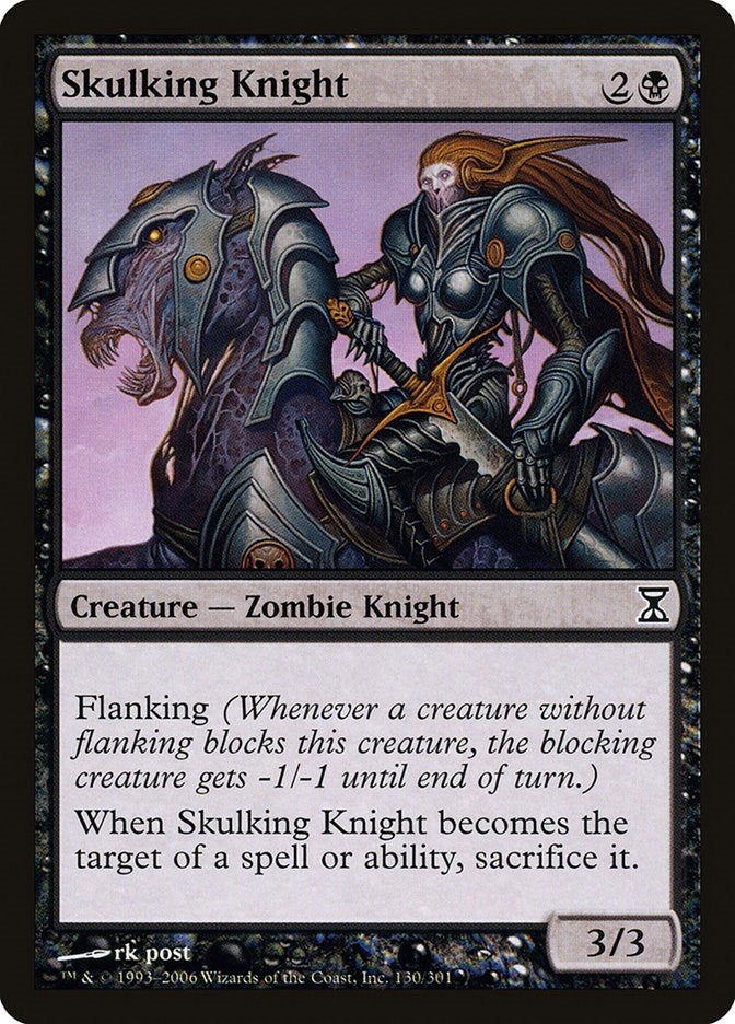 Image for Skulking Knight (130) [Time Spiral] - Magic: The Gathering