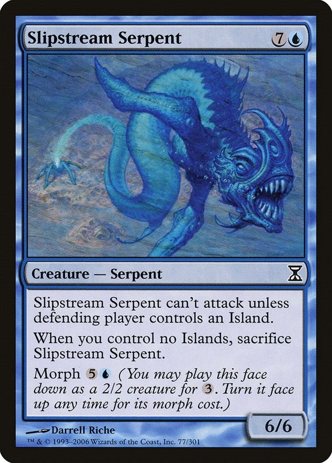 Image for Slipstream Serpent (77) [Time Spiral] - Magic: The Gathering