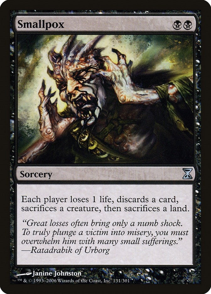 Image for Smallpox (131) [Time Spiral] - Magic: The Gathering